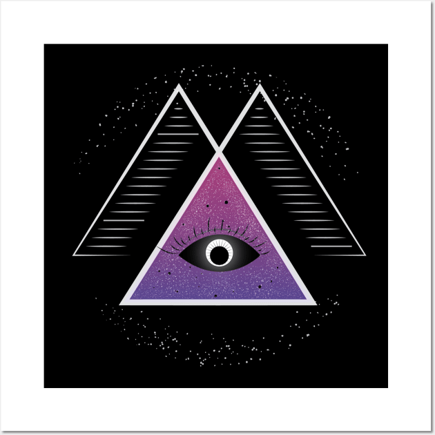 Third Eye One Triangle | Spirituality artbyergate Wall Art by Art by Ergate